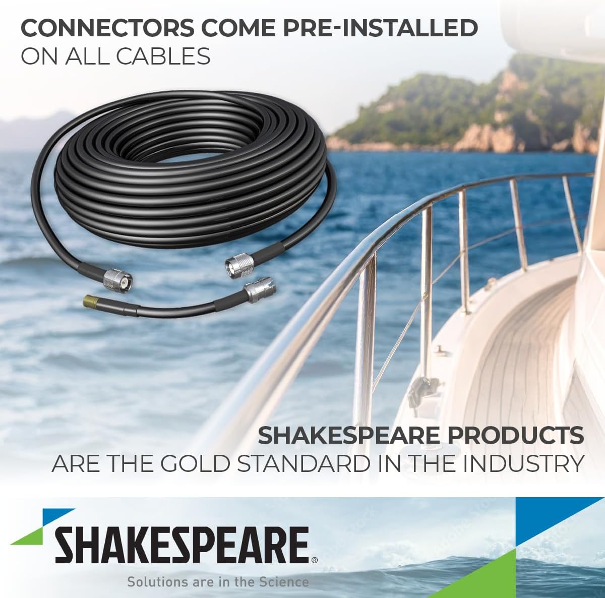Shakespeare Replacement Cable for SRA-25/40, 90'
