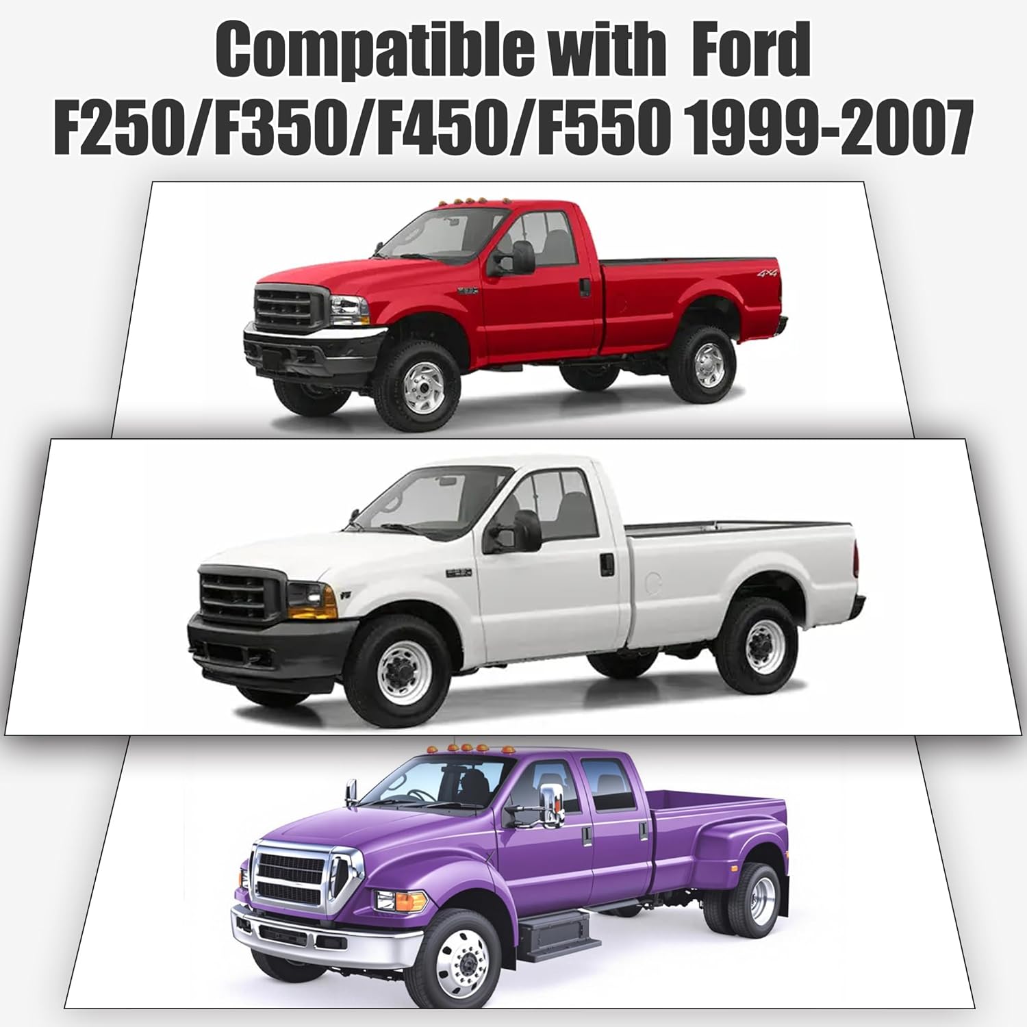 600D Thickened Waterproof Oxford Fabric Front Bench Seat Cover Exact for Ford F250 F350 F450 F550 1999 2000 2001 2002 2003 2004 2005 2006 2007 Super Duty Trucks Full Bench Seat Cover-Brown