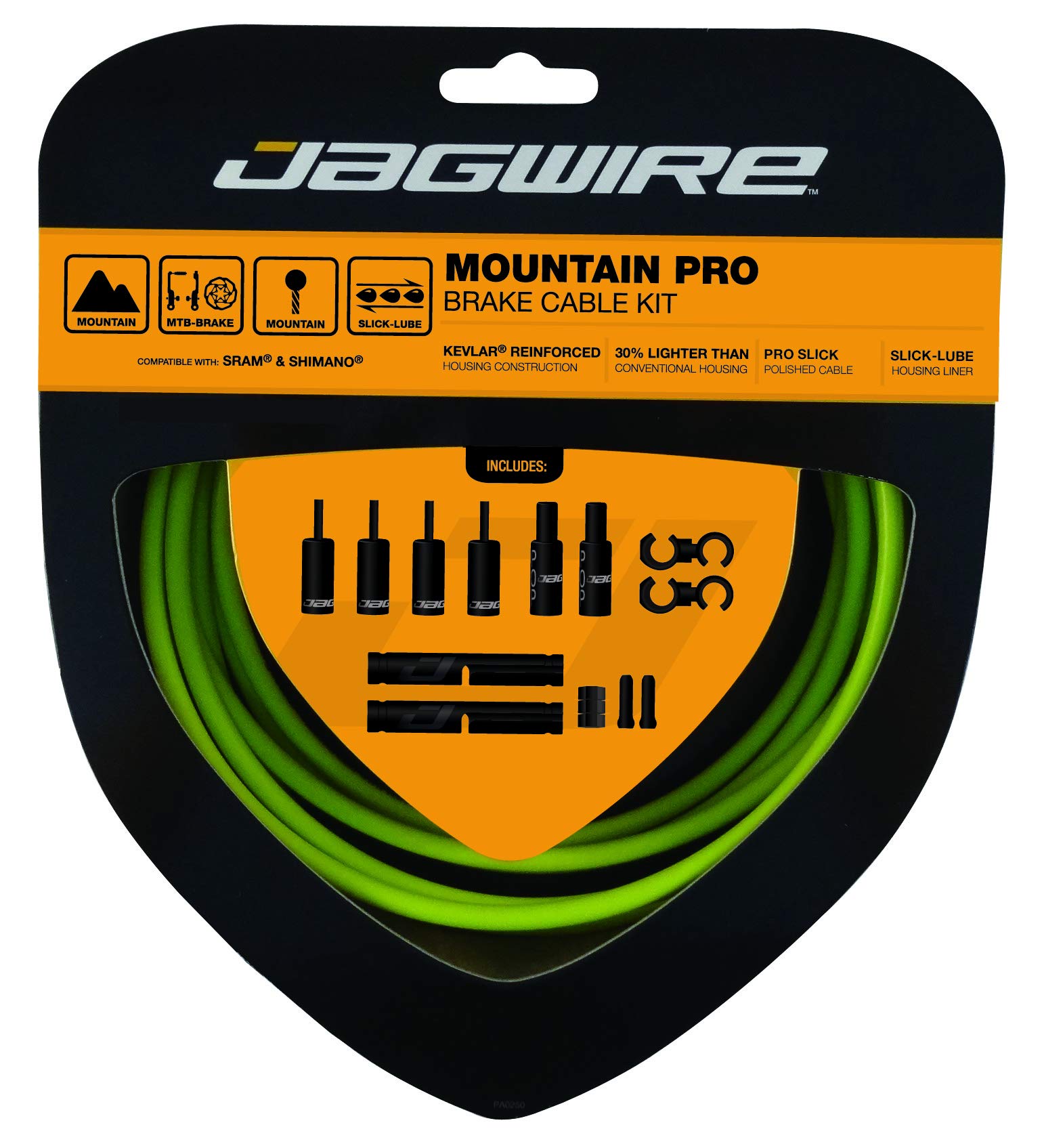 Jagwire PCK402 Cable and Sheath Kit Unisex Adult, Organic Green — image 1