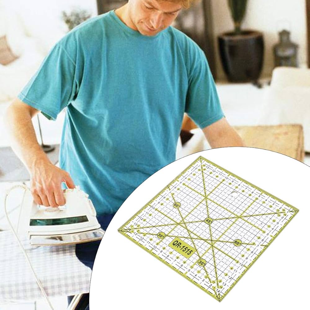 Amazon.co.jp: OUNONA ミシンキルト定規 正方形 定規 パッチ