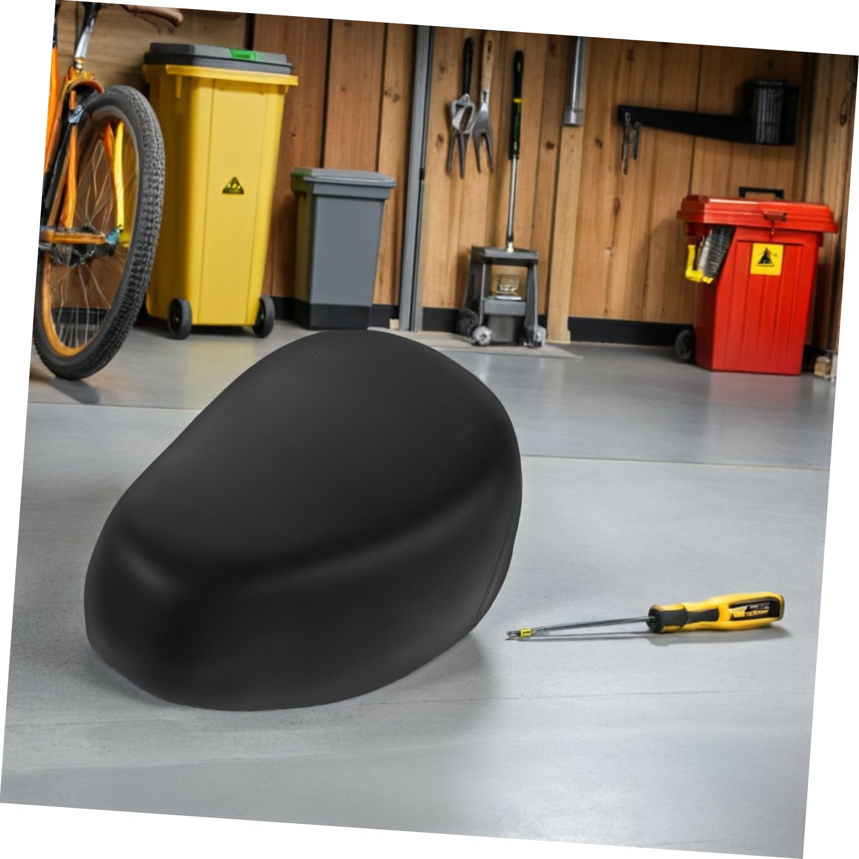 UPKOCH Selle De Vélo Confortable Rembourrée Conception Ergonomique pour Absorption des Chocs Compatible avec Vélos De Route Et Électriques pour Déplacements Quotidiens Et Aventures