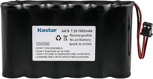 Kastar Batería de teléfono inalámbrico Ni-CD, 7,2 voltios, 1000 mAh repuesto para Panasonic PQP50AA61 y Panasonic P-P507, batería recargable tipo 18