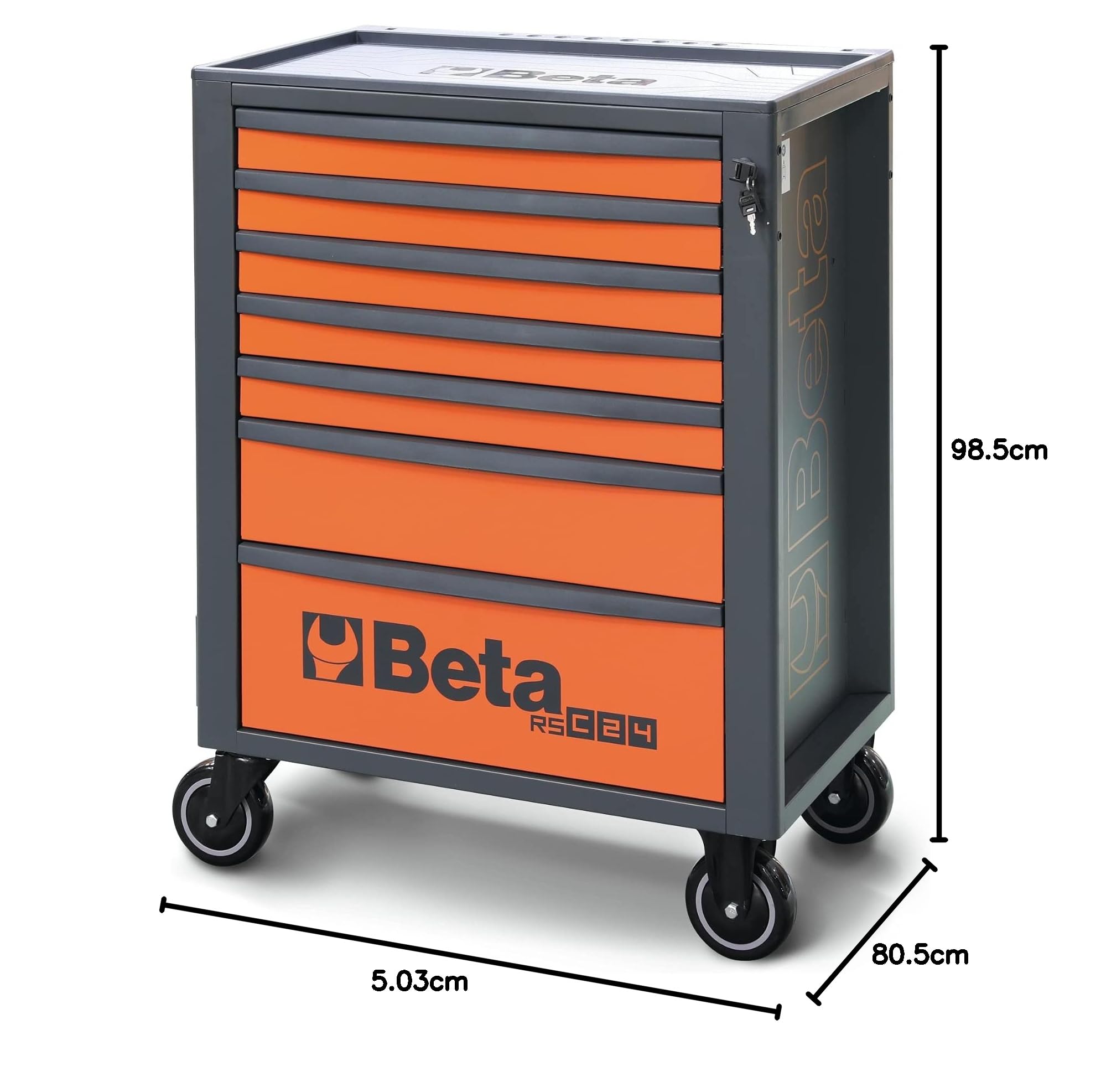 BETA RSC24/7-FO - Cassettiera porta attrezzi con 7 cassetti