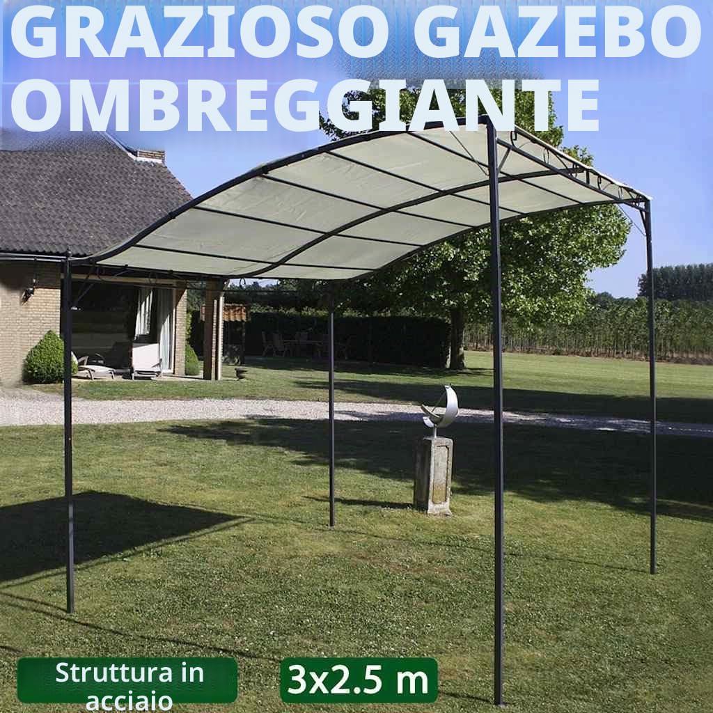 vidaXL Tendalino Parasole 3x2,5 m Antracite Disponibile in Diversi Colori