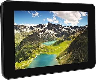 waveshare 7 inch Touchscreen Monitor for Raspberry Pi 4B, MIPI DSI Display with Case 1024×600 Capacitive Touch IPS Screen Support Raspbian, Driver Required