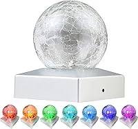 Vista 8 de SUNNYPARK Luces solares para poste – Luz para poste al aire libre para decoración de valla o patio jardín – Tapas de bolas de observación