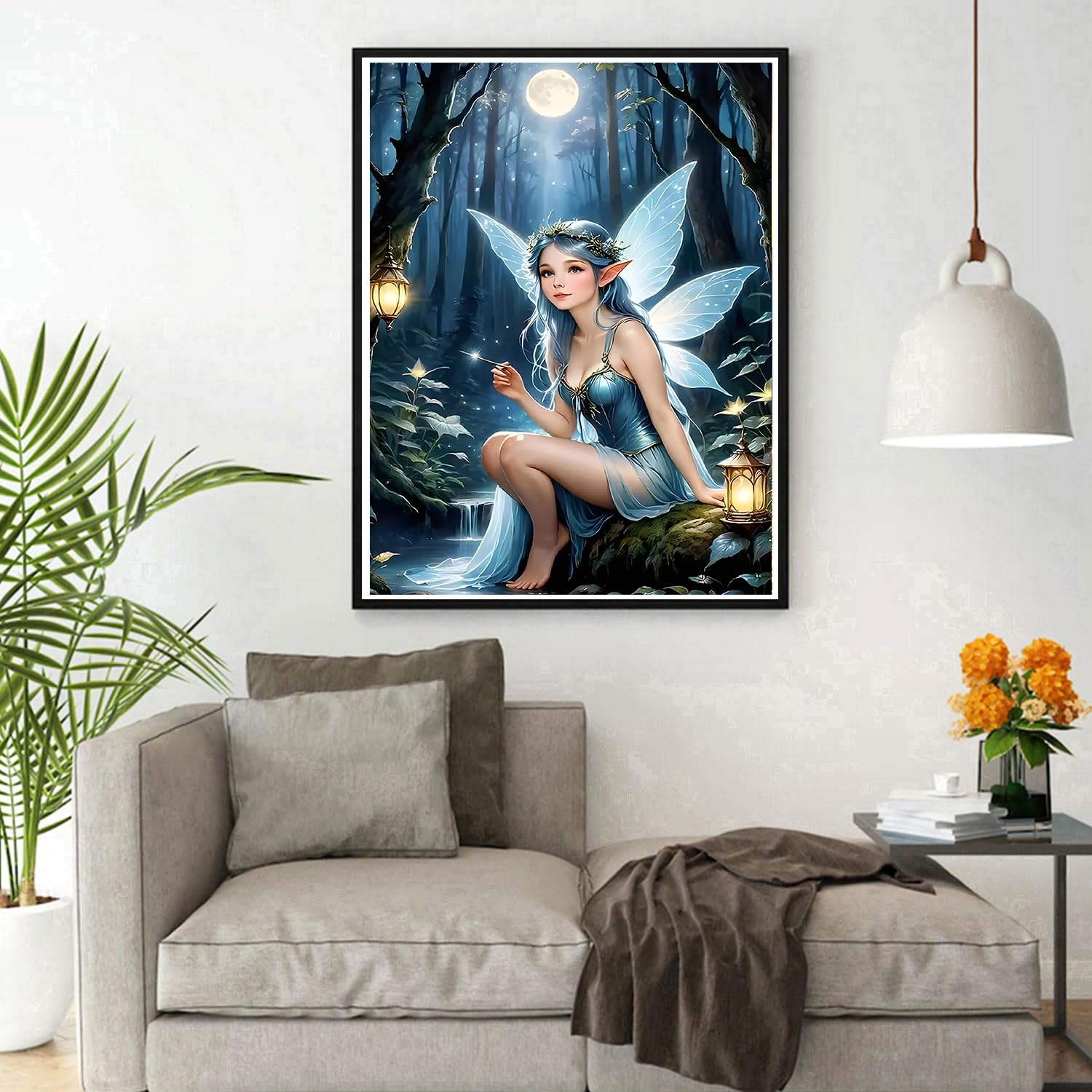 DPHERO DIY Elf Girl Diamond Painting Pictures for Adults