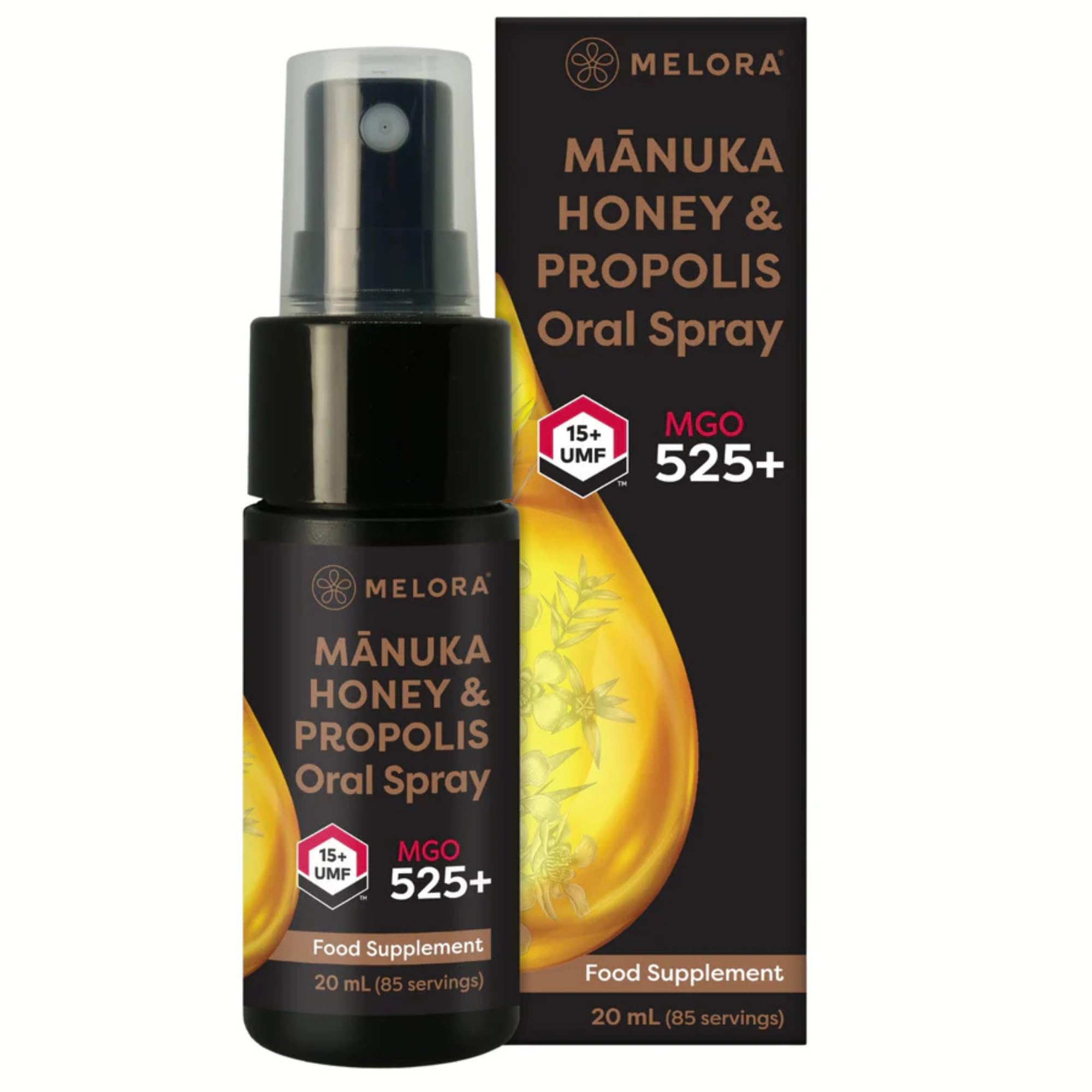 Melora Propolis And Manuka Honey Oral Spray - High Strength