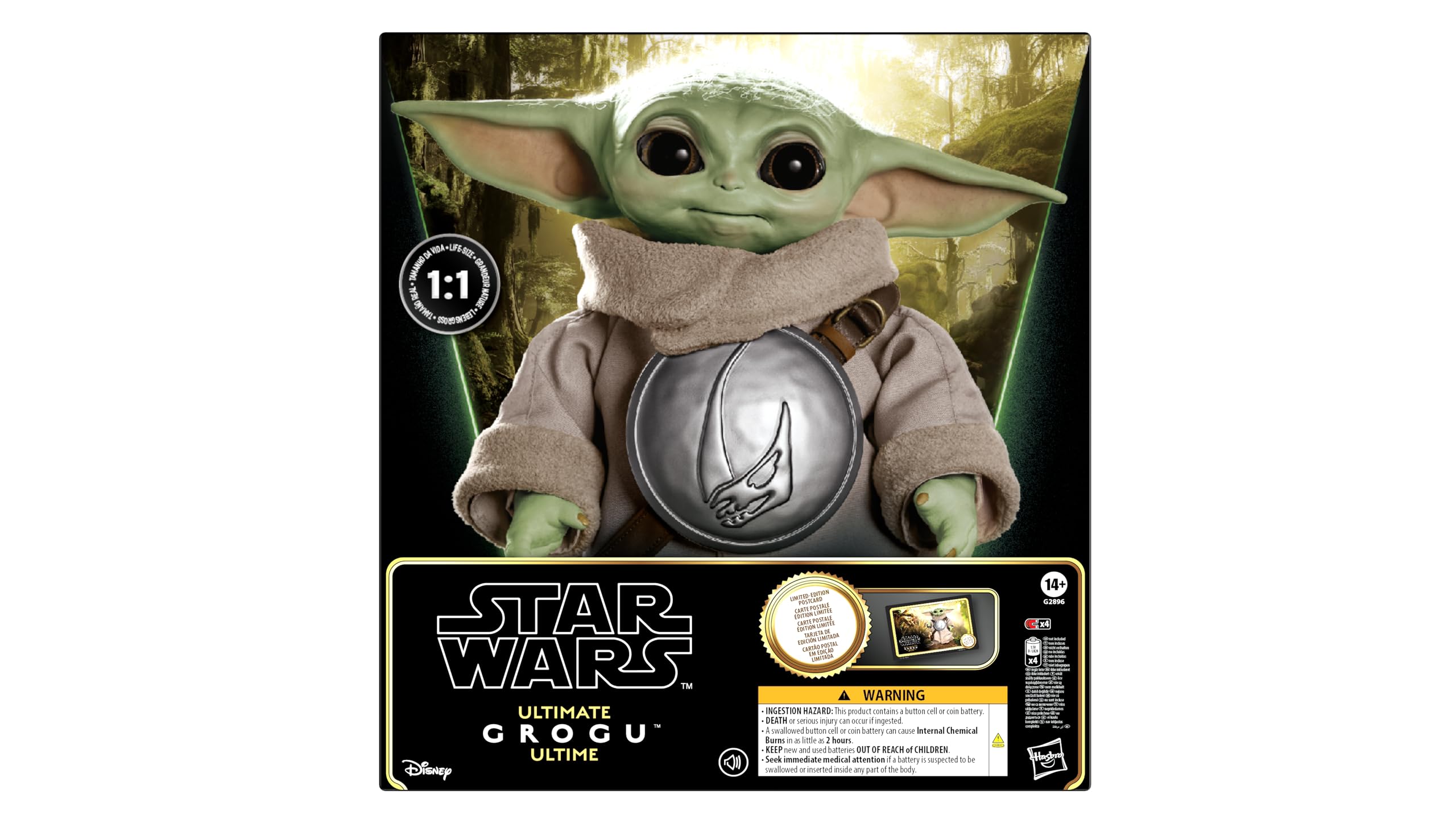 Star Wars Ultimate Grogu, animatronico Premium in Scala 1:1, Replica a grandezza Naturale in Edizione Limitata dai 14 Anni in su, Confezione in Edizione Speciale