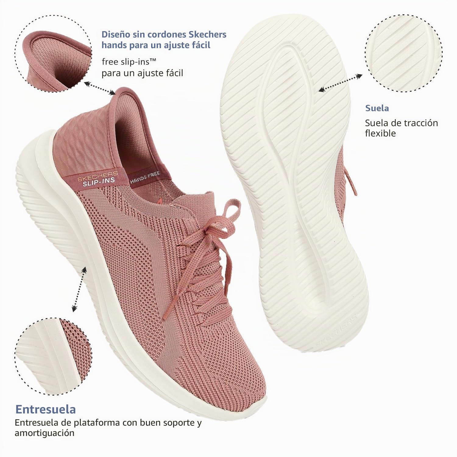 Skechers Ultra Flex 3.0 Brilliant Path ZapatillasMujer