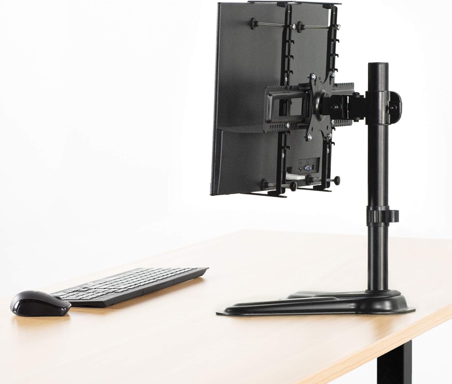 VIVO Universal Adapter VESA Mount Kit for 20 to 32 inch Flat and Curved Monitor Screens, 100x100mm Mounting Bracket, Black, MOUNT-UVM01