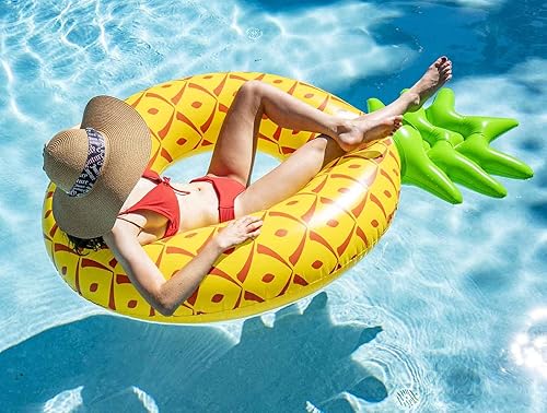 Miniatura 3 de Flotador inflable grande de piña para adultos