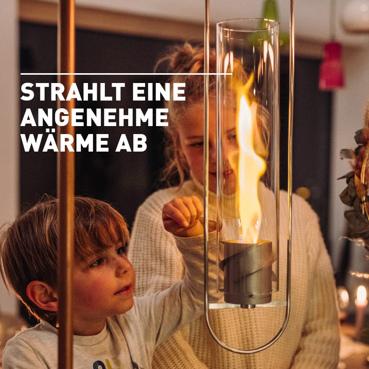 höfats - Spin 90/900 Hänger Silber - Zubehör für Spin 90 und 900 Tischfeuer, Bioethanolkamin, Tischkamin - Hängelösung aus Edelstahl - für Indoor und Outdoor