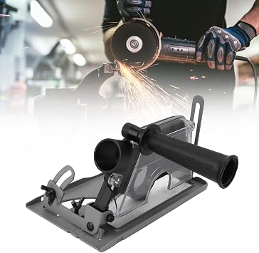 Angle Grinder Bracket, Fixing Holder Multifunctional Desktop Adjustable Angle Grinder Accessories Polishing Machine Conversion Cutting Machine Table Saw Fit 100 to 125 Type Angle