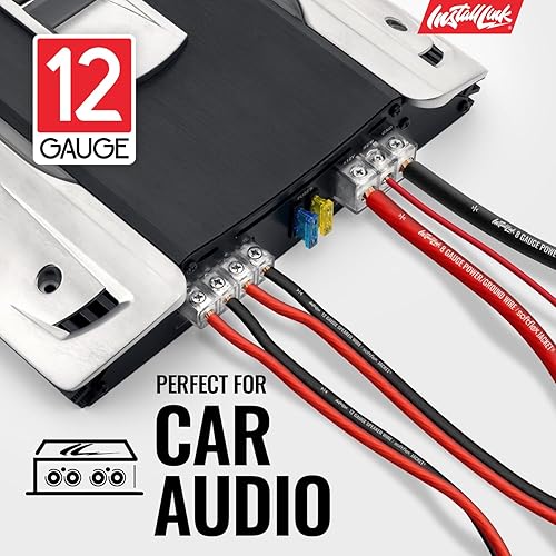 Miniatura 4 de Install Link Cable de altavoz de calibre 12 AWG (100 pies) para estéreo, coche o cine en casa, CCA