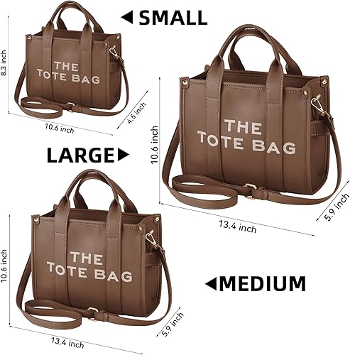 Miniatura 3 de La bolsa de cuero para mujer, bolsas de mano para mujer con cremallera, puede hombrocruzado, bolso