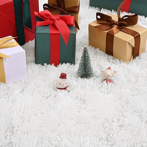 Miniatura 65 de Jelymark - Alfombra de interior peluda, mullida y supersuave para dormitorio, de 3 x 5 pies, para sala de estar, decoración del hogar, dormitorio