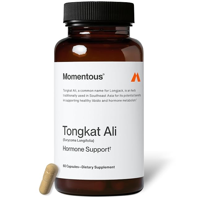 Momentous Tongkat Ali Supplement - Longjack Root Extract Powder for Men Women - Supports Hormone Balance Performance Mood