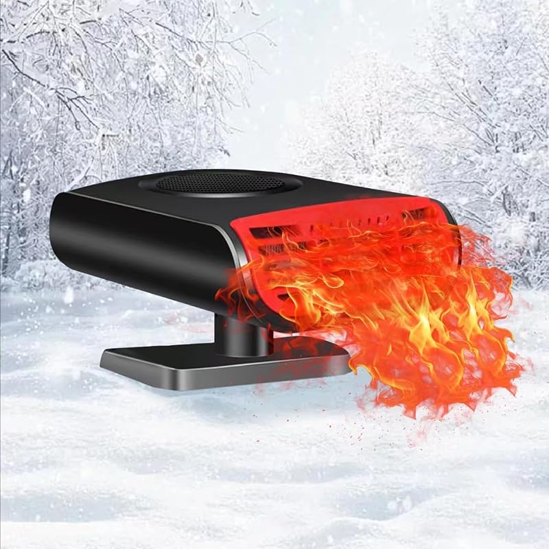 Aquecedor automotivo 12 V MEIDAYAI 150 W com desembaçador e ventilação – Modelo 03