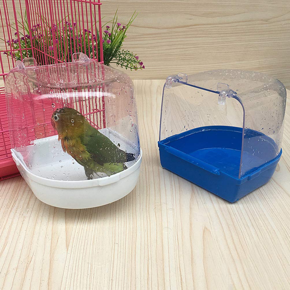 POPETPOP Pequeño Dispensador De Agua Jaula De para Pájaros Jaula para Periquitos Bebedero para Periquitos Jaulas De Pájaros para Periquitos Jaulas para Pajaros Pájaro Loro Limpio