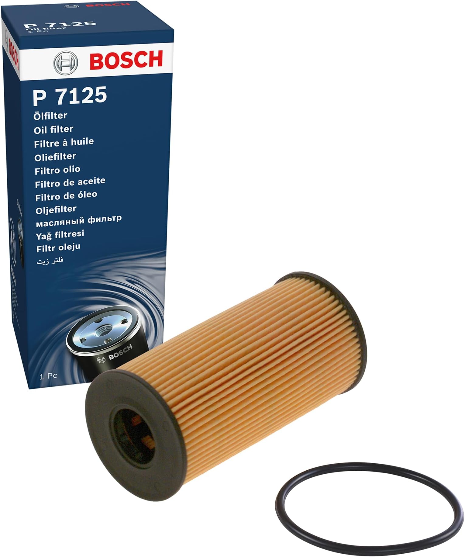Bosch P7125 Car Oil Filter - Replacement Filter