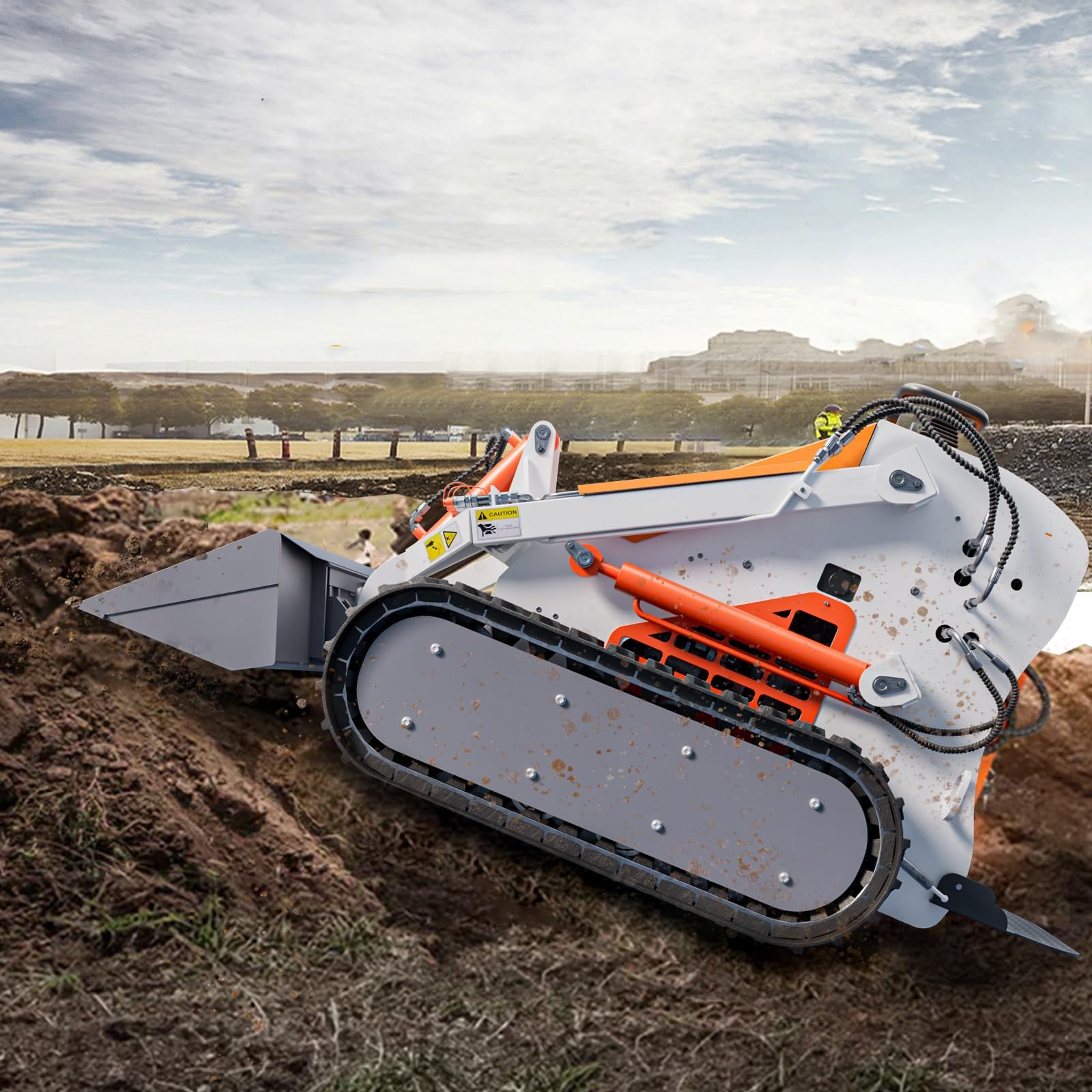 Generic LADYS LA380 Mini Skid Steer, Skid Steer for sale,EPA engine, for digging, bull-dozing, drilling, augering, trenching, trench-grinding