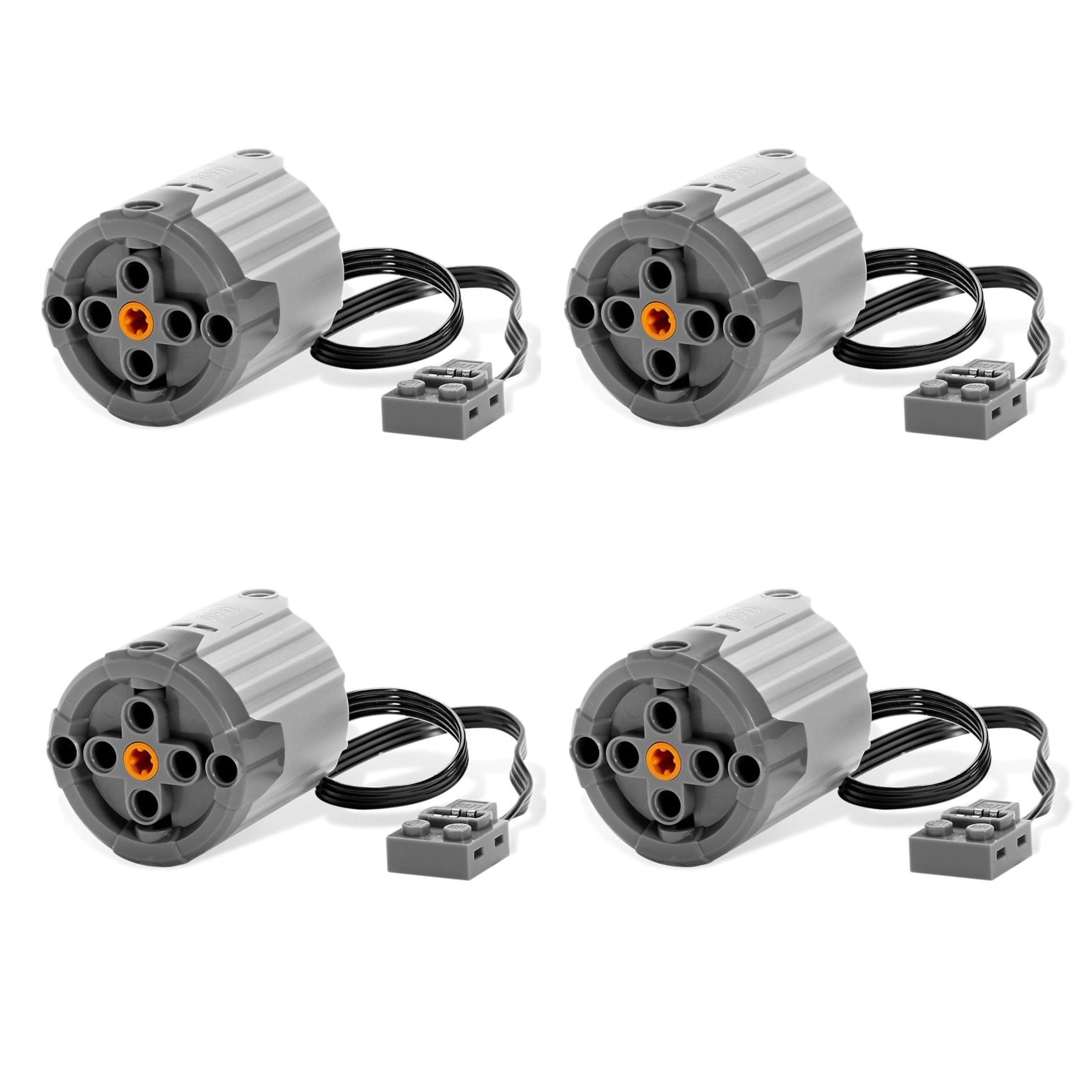 Yellow Tommy High-Power XL Motor for Technic Series, Compatible with Standard Building Blocks & Lego-Kits, Power Functions 8882 (Pack of 4)-image-7