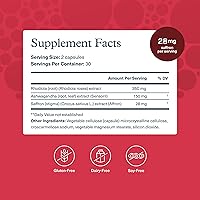 Vista 3 de Youtheory Saffron Advanced con Rhodiola, 60 unidades (1 botella)