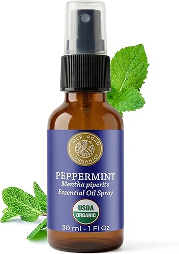 Miniatura 25 de Silk Road Organic Lavandula Angustifolia - Aerosol de aceite esencial de lavanda, 100% puro certificado por USDA para calmar, relajación y piel, 1