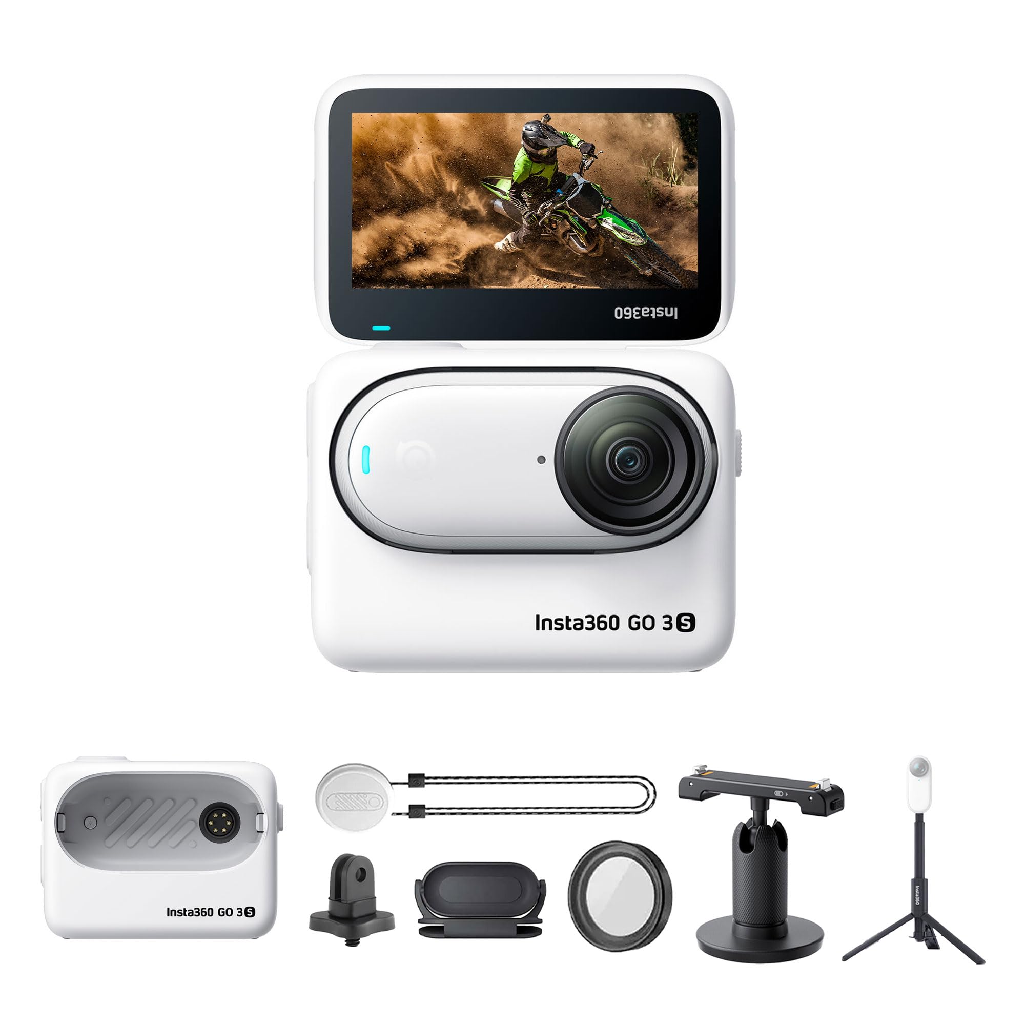 Amazon.com : Insta360 GO 3S (White) 64GB Tiny Mighty 4K Action