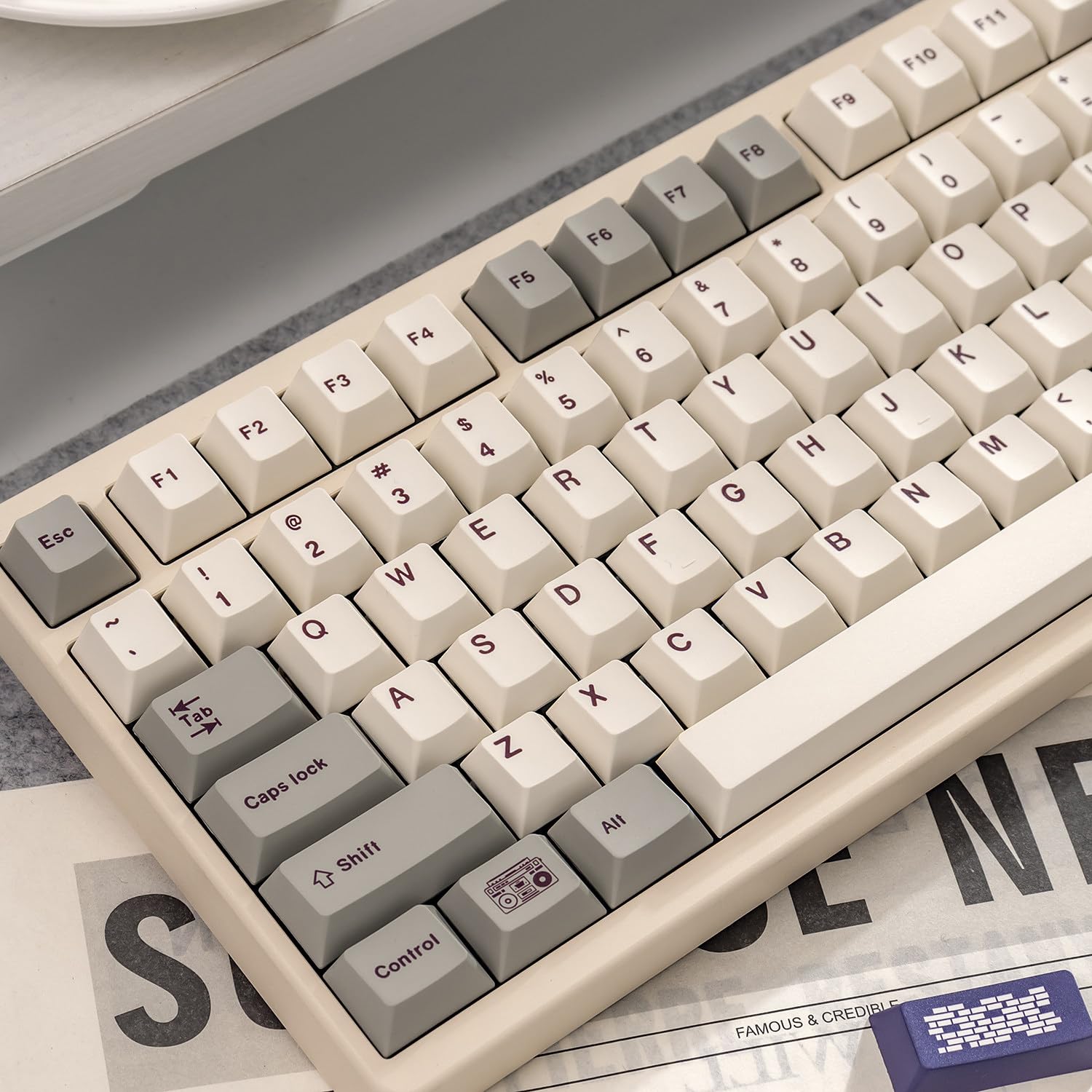 Amazon.com: ZMX Retro Keycaps,Custom Minimalist Keycaps Dye