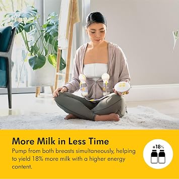 Medela Swing Maxi Çift Elektrikli Göğüs Pompası - PersonalFit Flex Kalkanı ve Medela 2 Fazlı Ekspresyon Teknolojisi ile Hızlı Dolum, USB ile Şarj Edilebilir