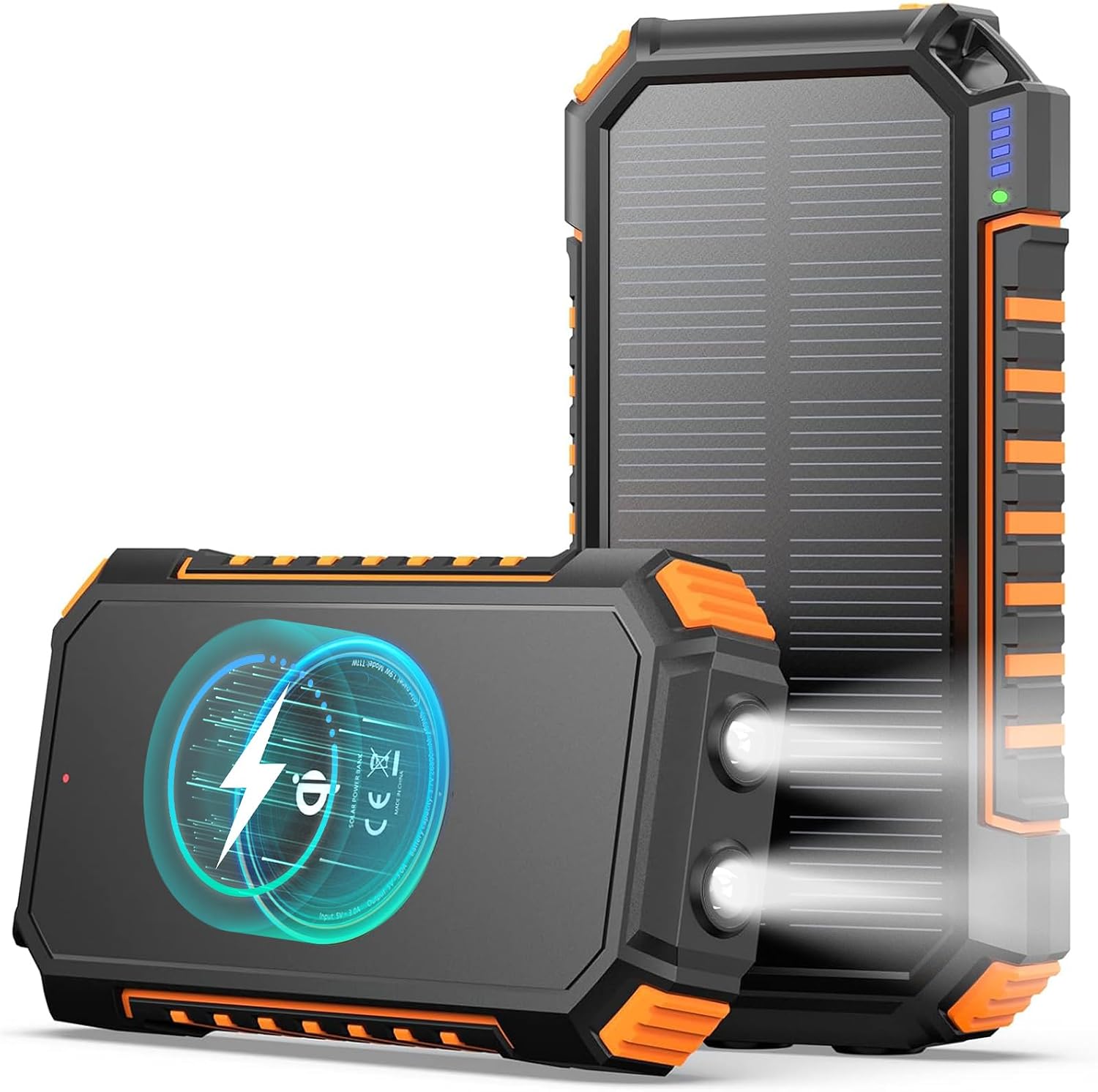 Cargador Solar Power Bank 26800mAh – A ADDTOP 3.0A Bateria Externa Carga Rapida con USB C – Bateria Portatil Inalámbrica con 4 Salidas – PD QC 3.0 Cargador Portátil para Teléfono Tabletas