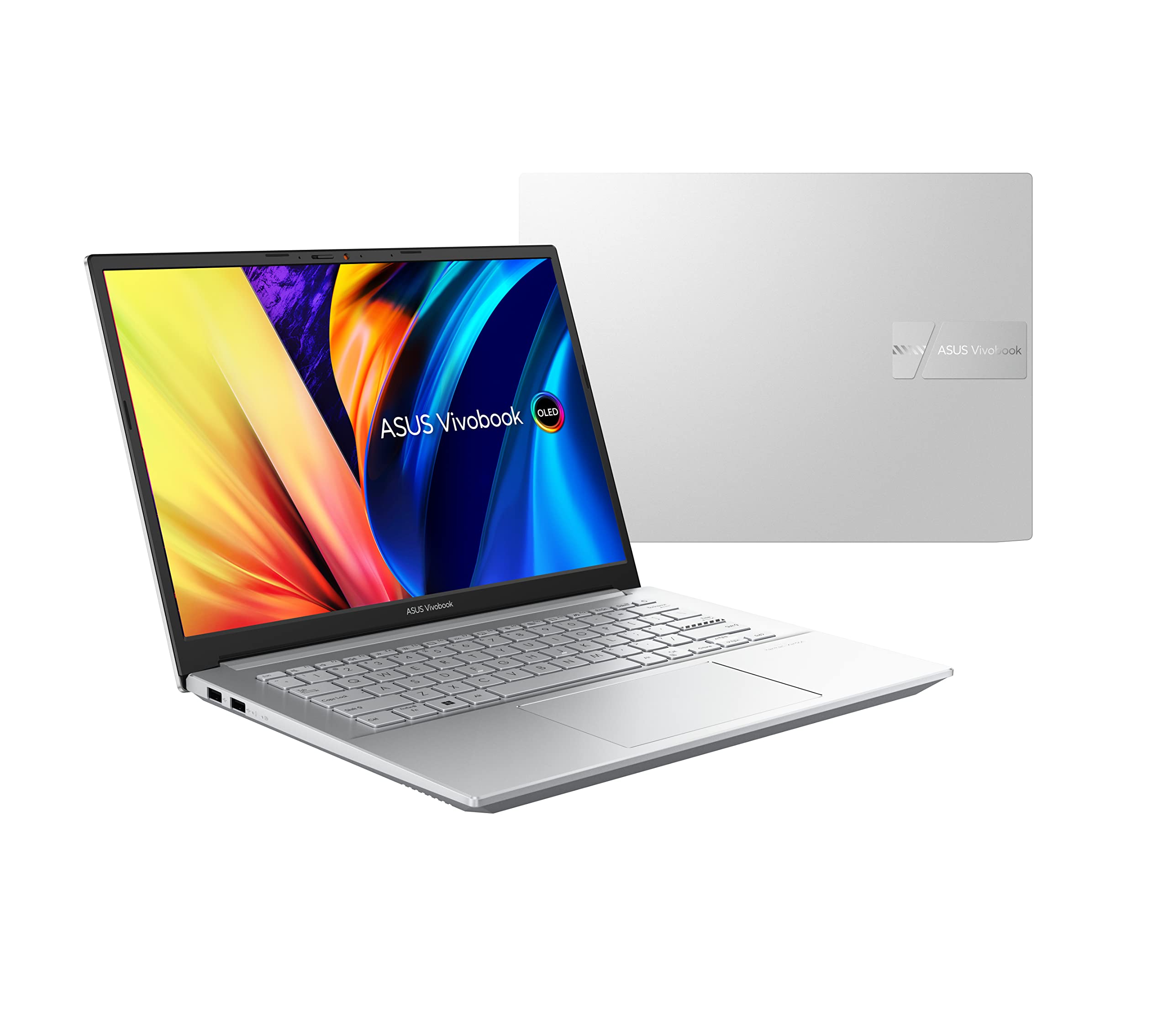 ASUS Vivobook Pro ‎90NB0YH2 - Ordenador Portátil de 14" Full HD (AMD Ryzen 7 5800H, 16GB RAM, 512GB SSD, AMD Radeon Graphics, Windows 11) Color Plata - Teclado QWERTY Español