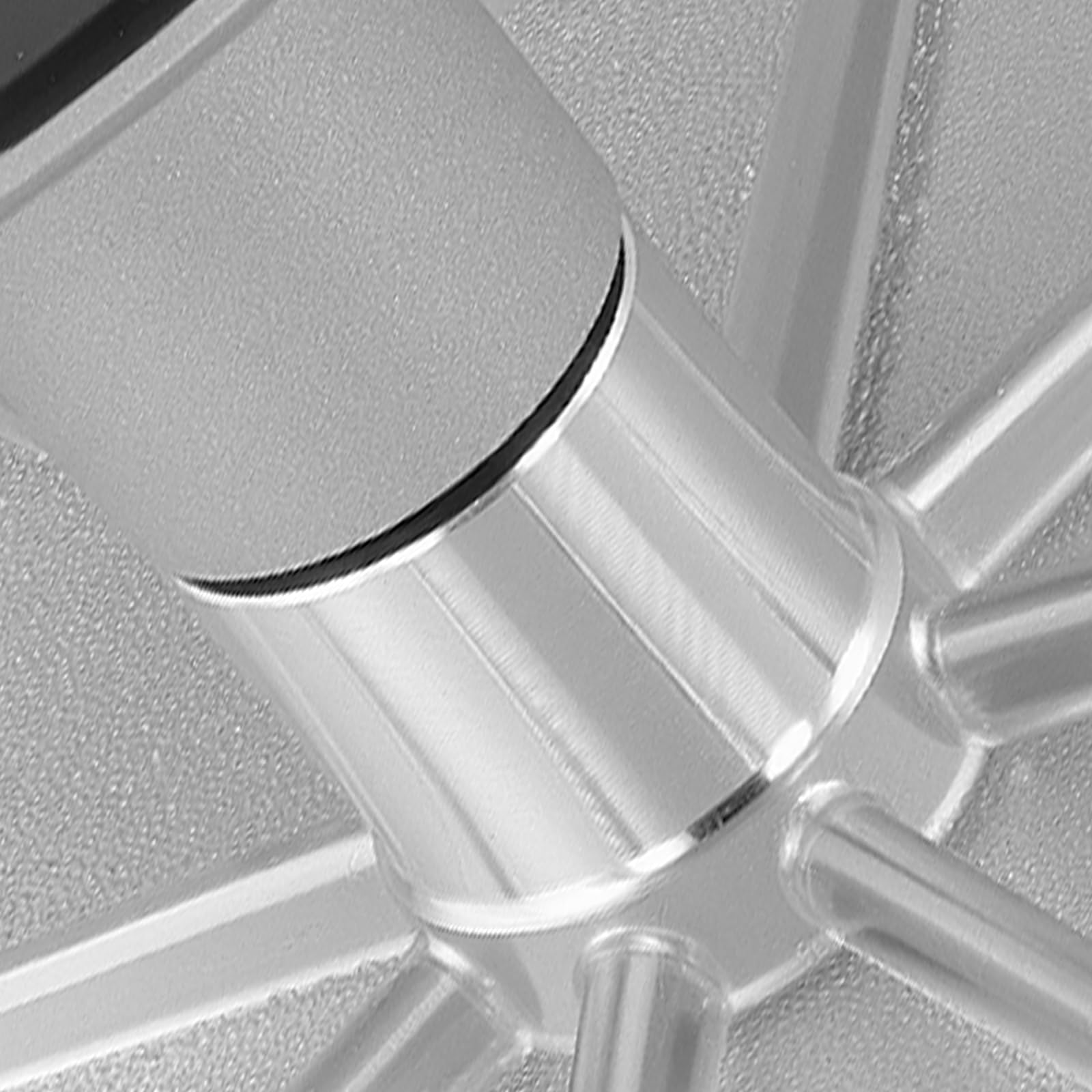 Plato Giratorio de Aleación de Aluminio para Tartas, 30,7 cm, Set de 6 Piezas con 3 Espátulas y 2 Cuchillos