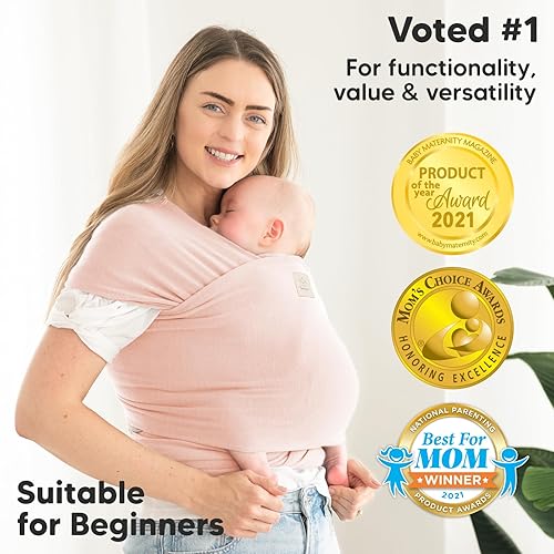 Miniatura 130 de KeaBabies Portabebés - Portabebés todo en 1 original para recién nacidos a niños pequeños, fácil de llevar, pegado manos libres, ligero, Laberinto