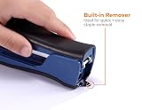 Bostitch Office Dynamo Stand-Up Stapler with Built-in Pencil Sharpener, Staple Remover and Staple Storage, Navy Blue (KT-B696-BLUE) – view 3