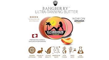 Original Sun Bronze Ultra Tanning Butter - Champagne Peach, Use in sun outdoor or tanning bed - Better than tanning oil - Tan faster with natural ingredients - Safe for Sensitive Skin
