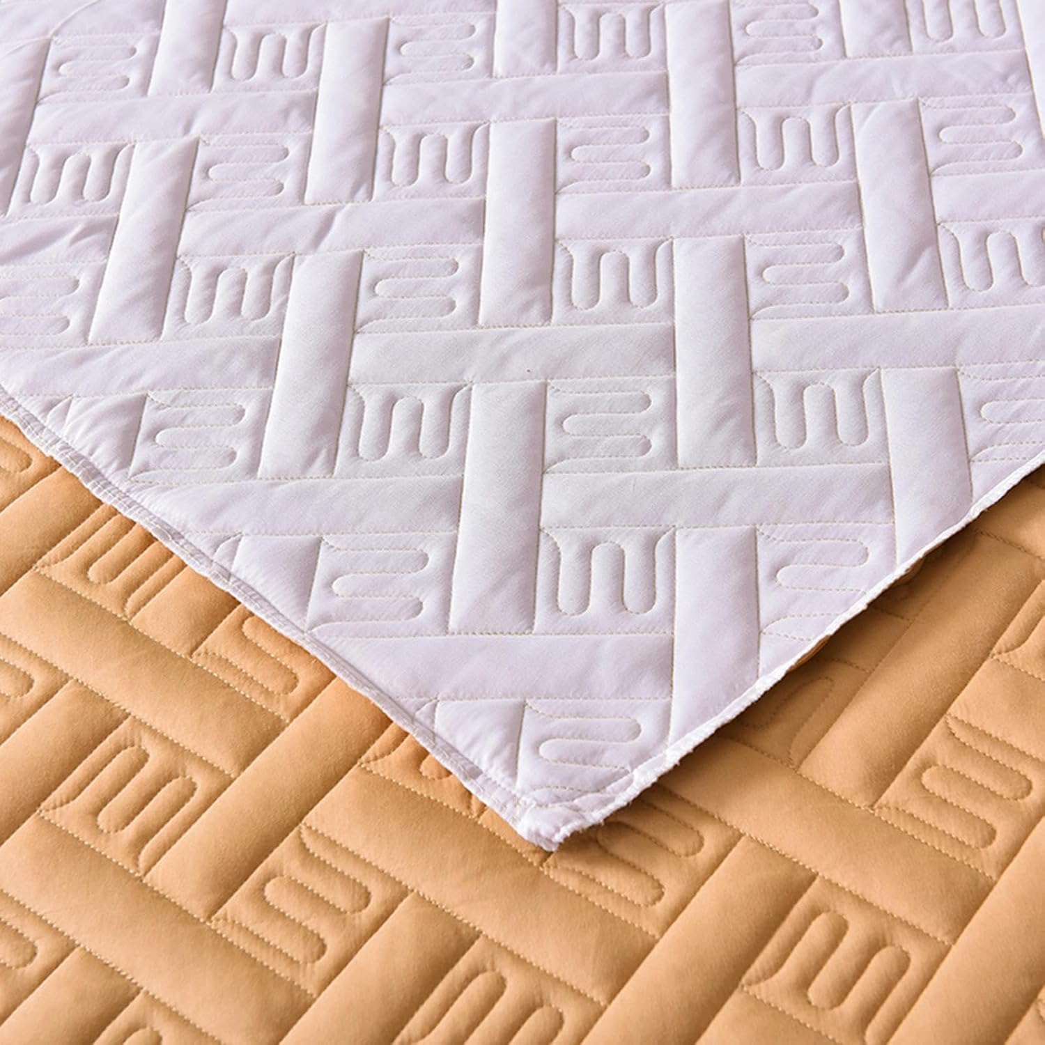 Matratzenschoner mit Reißverschluss, waschbar, weich, für Einzelbett, 140 x 200 + 25 cm, bequemer Bettschutz, ideal zur Linderung von Allergien