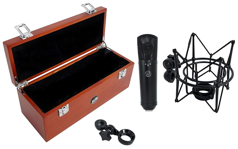 Warm Audio WA-87 R2 Large Diaphragm Condenser Microphone - Black - Nickel-plated Brass, Black Finish