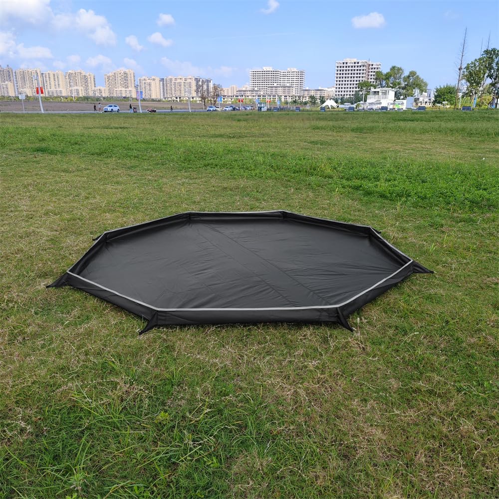 HUIOP Tapis de Sol de Tente Pyramide,Tapis de Sol imperméable,Tapis de Pique-Nique,Tapis de Plage imperméable,Tapis de Tente pour Le Camping