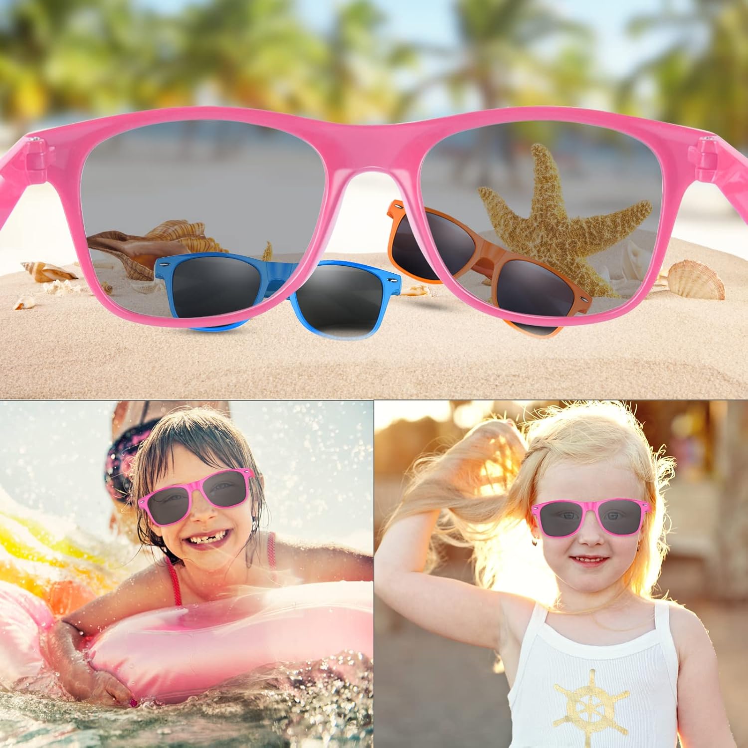 FEPITO Party Sunglasses Kids Sunglasses Bulk for Birthday Party supplies - Image 5