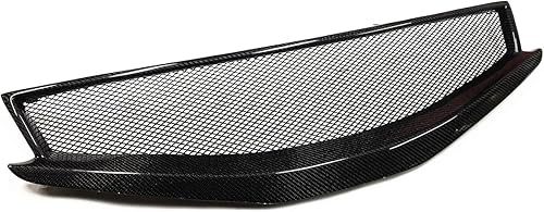 Miniatura 3 de PICCON Front Grille Front Grille Trim Compatible with Nissa-n Altima Coupe 2008 2009 2 Door Replacement Real Carbon Fiber Car Center Bumper Hood