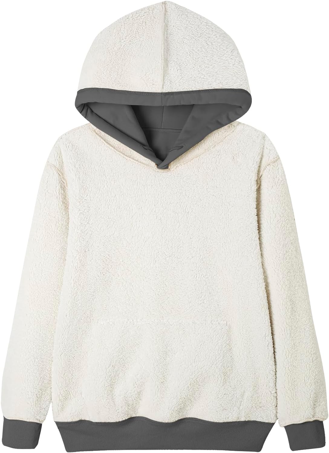 Mars Guard Women's Winter Warm Fleece Sherpa Lined Hooded Sweatshirt Thick Hoodies Outdoor Pullover for Casual Comfort - Image 3