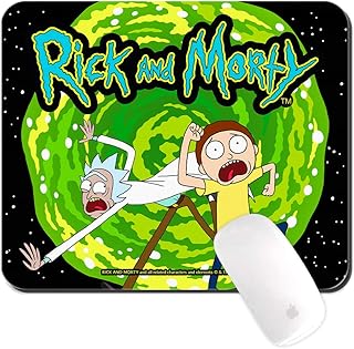 ERT GROUP Original And Officially Licensed By Rick and Morty Mouse Pad for PC, Pattern Rick and Morty 031 Multicoloured, Computer Mouse Mat, Non-Slip, 220 mm x 180 mm