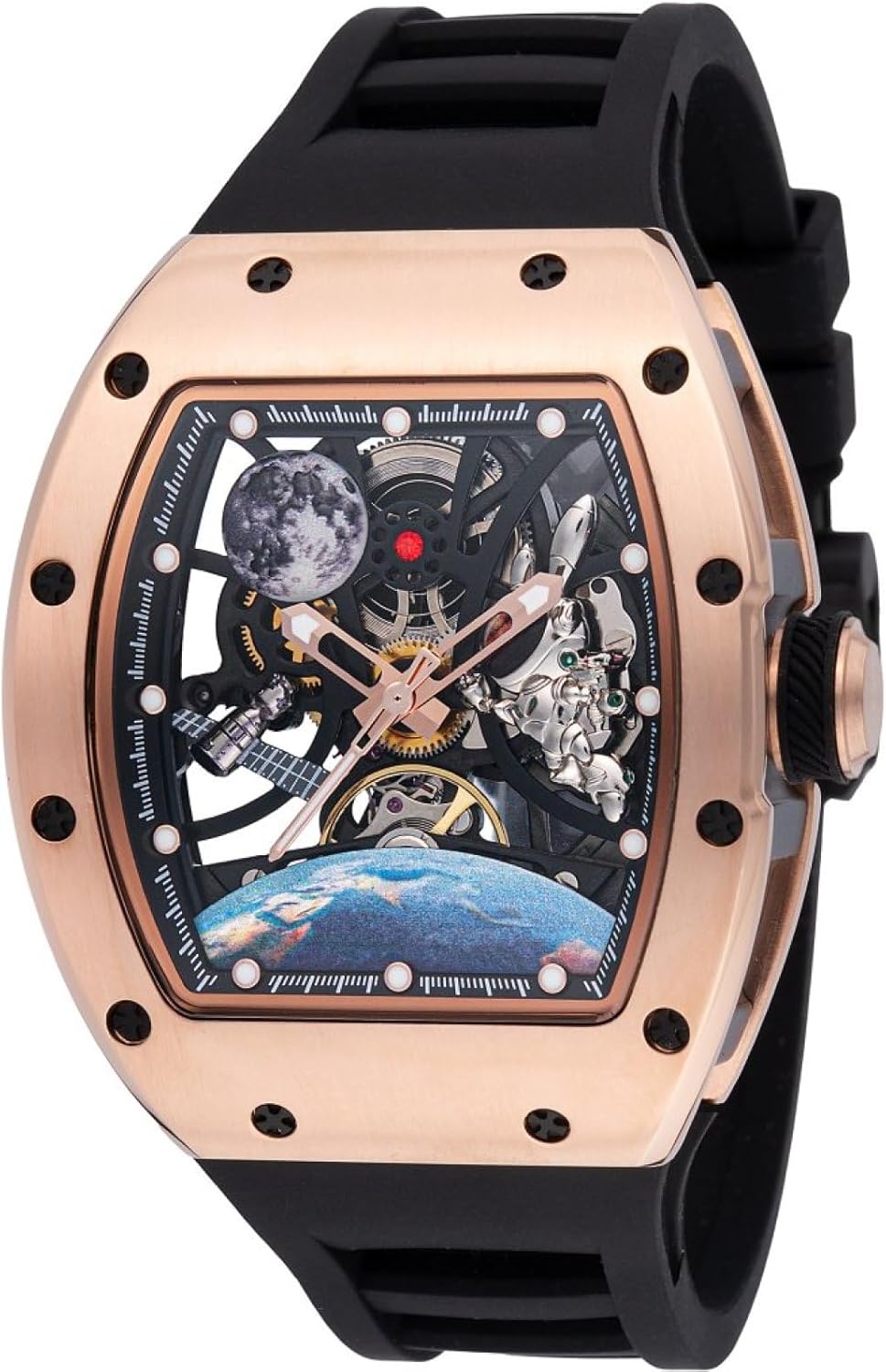 Invicta S1 Rally Men 41mm Stainless Steel Rose Gold + Steel Black dial JX-2801 Automatic