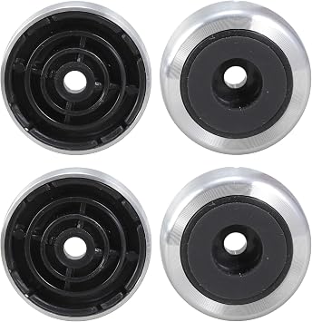 4 Pcs Turntable Separation Pad Amplifier HiFi Device Recorder Aluminum Speaker Foot Speaker Spike Stand Turntable Pad