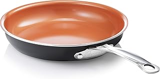 Gotham Steel Ultra Titanium 9.5 Durable Ceramic Coating, Frying Skillet, Copper Nonstick, Egg, Omelet Pan Cookware 100% PF...