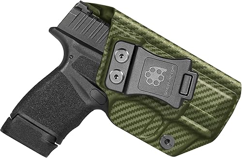 Vista 16 de Amberide Hellcat IWB Holster, Kydex Concealed Carry Holster for Springfield Armory Hellcat/Hellcat Pro, No Optic/No Laser, Posi-Click Retention