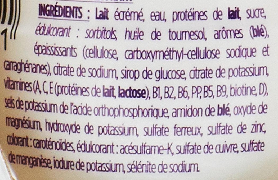 Gerlinéa - Boisson saveur Vanille - Repas à Boire Equilibré et Complet - Riche en Protéines - Sans Huile de Palme - 4 Repas - 4 x 236 ml (Lot de 2)